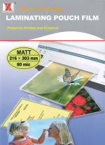 Пленка для ламинирования Royal Sovereign матовая, А4, 80мкм (50/15/15) (100 шт.) (арт. 1558) Пленка для ламинирования Royal Sovereign матовая, А4, 80мкм (50/15/15) (100 шт.) (арт. 1558)