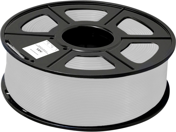 Пластик для принтера Cactus (ABS, d1.75мм, 1кг, L386м) (арт. CS-3D-ABS-1KG-SILVER)