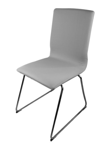 Чехол на компьютерное кресло и стул ГЕЛЕОС 715 (светло-серый) (арт. ГЧ00715)