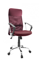 Кресло руководителя ГЕЛЕОС Комфорт (бордовый) (арт. Комф_бор)