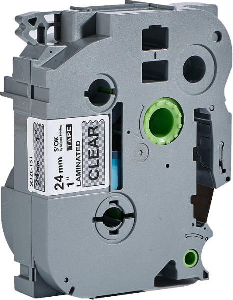 Кассета с лентой Sakura Printing TZE151 (черный, 24мм/8м) (арт. SLTZE-151)