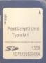 Модуль для печати файлов PostScript3 (SD карта) Ricoh 417187 тип М1 (арт. 417187)