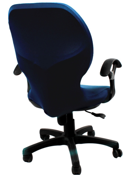 Чехол на компьютерное кресло и стул ГЕЛЕОС 723 (темно-синий) (арт. ГЧ00723)