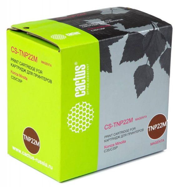 Картридж Cactus Тонер Картридж CS-TNP22M пурпурный для Minolta (6000стр.) (арт. CS-TNP22M)