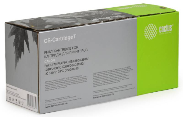 Картридж Cactus CS-CartridgeT черный (3500стр.) для Canon (арт. CS-CARTRIDGET)