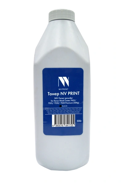 Тонер + девелопер NV PRINT для Xerox WorkCenter 7425, 7525, 7220, 7830 Premium (500г) Black