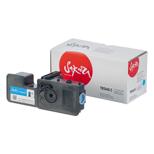 Картридж Sakura Printing TK5440C для Kyocera, голубой, 2200 к. (арт. SATK5440C)