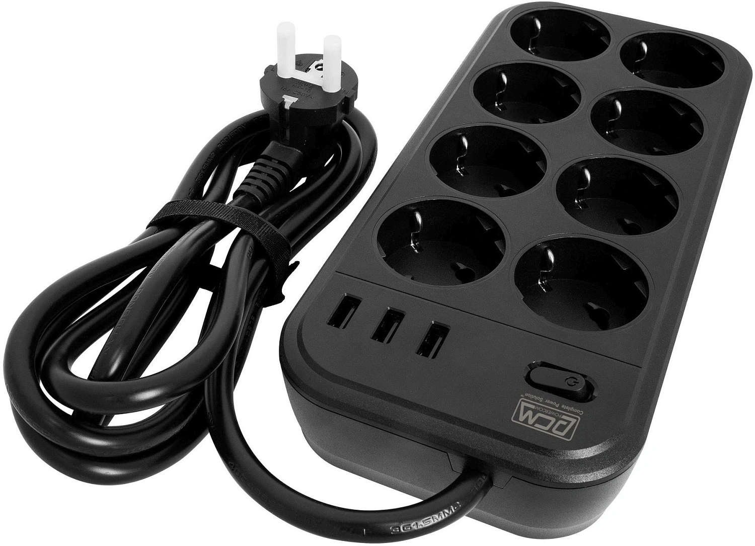 Сетевой фильтр Powercom SP-08 USB03AB (арт. SP-08 USB03AB)