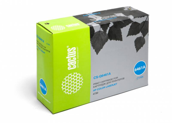 Картридж Cactus голубой (12000стр.) для HP (арт. CS-Q6461AR)