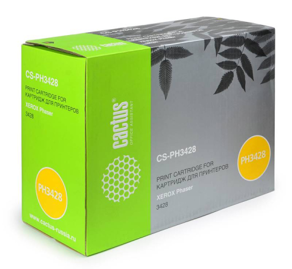 Картридж Cactus Тонер Картридж CS-PH3428 106R01245 черный для Xerox (4000стр.) (арт. CS-PH3428)