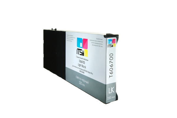 Картридж ITSinks C13T606700 (светло-черный, 220 мл.) (арт. ITS-C13T606700-0220)