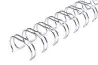Пружины металлические  А4, 9,5 мм (3/8″), серебро, 100 шт. в упаковке, TM DA (арт. 9135)