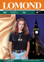 Термотрансфер Lomond A4 (21 х 29,7 см) 10 л для струйн. цв. принтера, флюорисцент. (арт. 0808431)