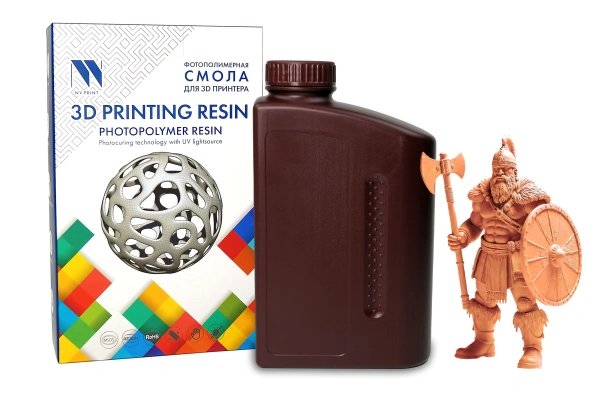 Фотополимерная смола NVPRINT Standard Resin оранжевый для 3D печати;, 1 кг/бут