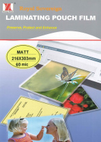 Пленка для ламинирования Royal Sovereign матовая, А4, 60мкм (25/0/35) (100 шт.) (арт. 1556) Пленка для ламинирования Royal Sovereign матовая, А4, 60мкм (25/0/35) (100 шт.) (арт. 1556)