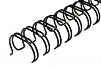 Пружины металлические  А4, 11,1 мм (7/16″), черные, 100 шт. в упаковке, TM DA (арт. 9066)