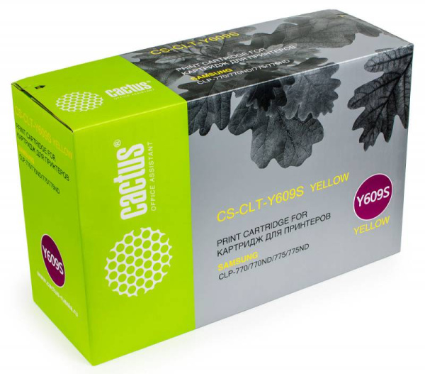 Картридж Cactus желтый (7000стр.) для Samsung (арт. CS-CLT-Y609S)