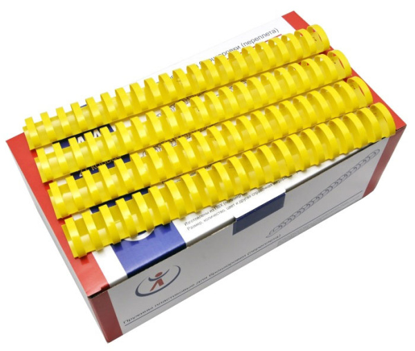 Пластиковые пружины Реалист 38мм, желтые (50 шт.) (арт. 2157)