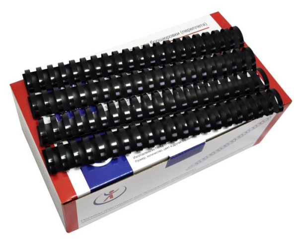 Пластиковые пружины Реалист 35мм, черные (50 шт.) (арт. 2155)