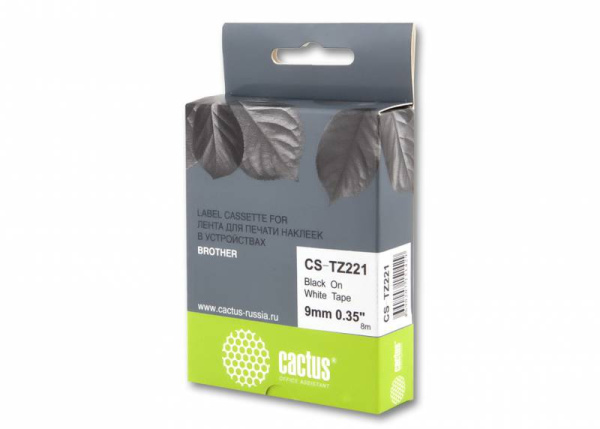 Картридж Cactus черный для Brother (арт. CS-TZ221)