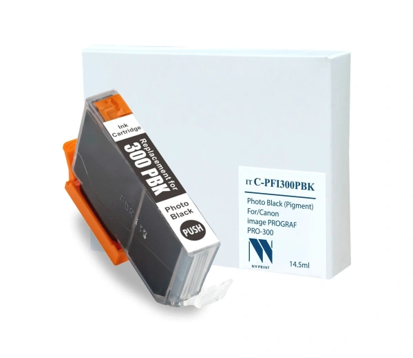 Струйный картридж NV Print C-PFI300 PBK для Canon imagePROGRAF PRO-300