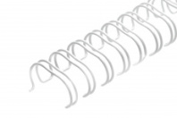 Пружины металлические  А4, 11,1 мм (7/16″), белые, 100 шт. в упаковке, TM DA (арт. 9065)