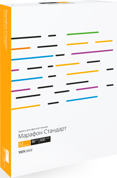 Бумага Technoevolab Марафон Стандарт 80 г/м², A3 (500 листов) (арт. 450L90569)