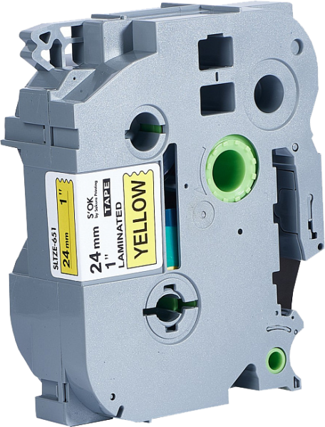 Кассета с лентой Sakura Printing TZE651 (черный, 24мм/8м) (арт. SLTZE-651)