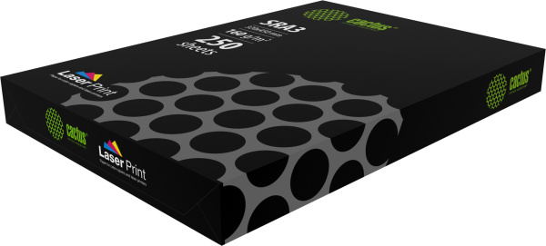 Бумага Cactus (A3, 160г/м2, белый, 250л., CIE 170%) (арт. CS-LPSRA3160250)