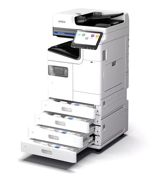 МФУ струйное монохромное Epson WorkForce Enterprise AM-M5500; А3; старт. к-ж в комплекте + лоток P1 (арт. C11CL48402)