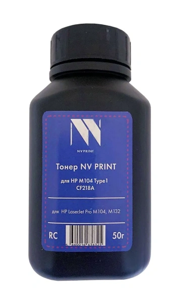 Тонер NV PRINT для HP M104 TYPE1 (CF218A) (50г)