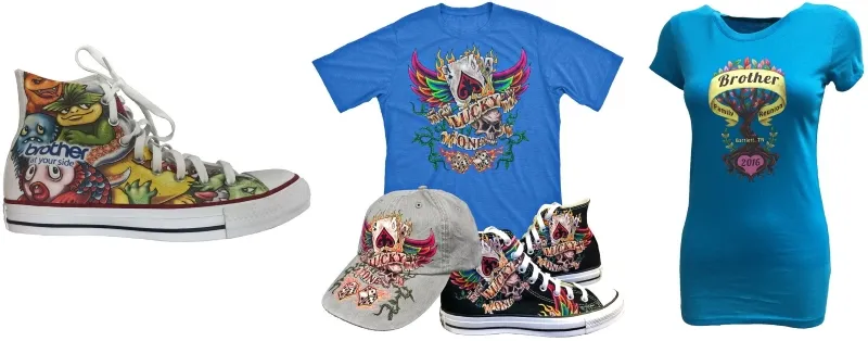 Brother GT-341 образцы продукции