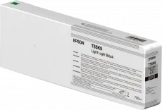 Картридж Epson T55K900 UltraChrome HDX/HD (светло-светло-чёрный, 700 мл.) (арт. C13T55K900)