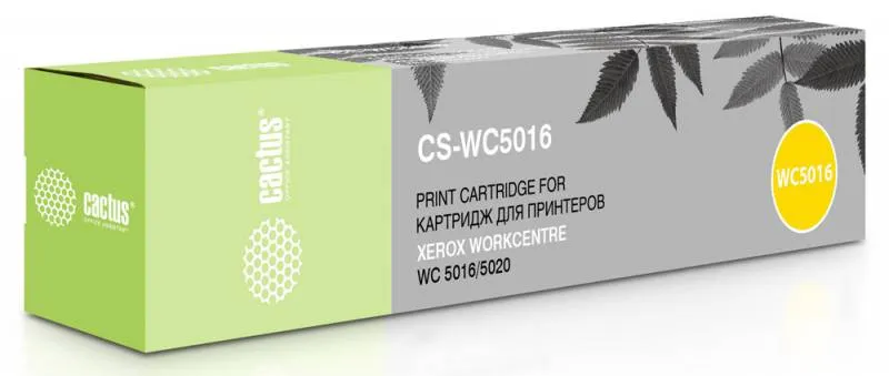 Картридж Cactus Тонер Картридж CS-WC5016 106R01277 черный x2уп. для Xerox (арт. CS-WC5016AR)