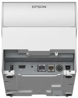 Чековый принтер Epson Epson TM-T88VII (131): USB, Ethernet, PoweredUSB, White (арт. C31CJ57131)