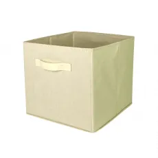 КОРОБ-кубик для хранения ГЕЛЕОС КУБ 33-4 (30х30х30 см) бежевый (арт. КУБ33-4)