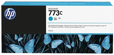 Картридж HP 773C 775-ml Cyan Designjet Ink Cartridge (арт. C1Q42A)