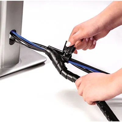 Канал-органайзер для кабелей Fellowes CableZip™, Черный (арт. FS-99439)