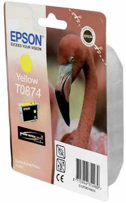 Картридж Epson T0874 Yellow Ink (арт. C13T08744010)