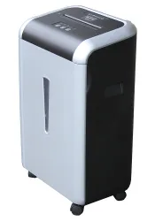 Уничтожитель документов Bulros B6HS, 0,8×1 мм, черный/серебро дверь, контур (арт. SH-D-BSC-B6HS-026-___-06)