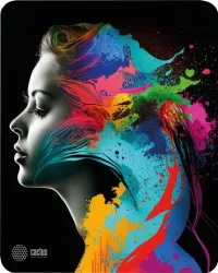 Коврик для мыши Cactus Color paint 300x250x3 мм (арт. CS-MP-D08M)