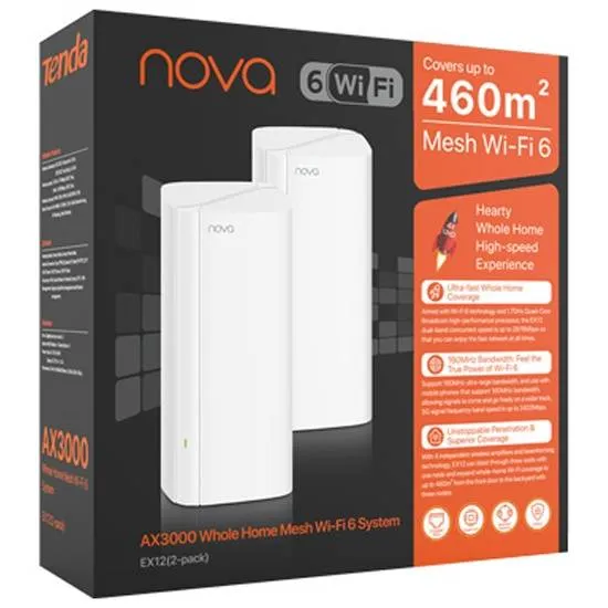 Mesh-система Tenda EX12 (арт. EX12(2-pack))