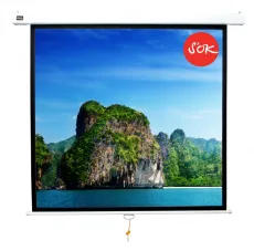 Экран для проектора SOK Cinema 213x213см Wallscreen 1:1 настенно-потолочный рулонный 119″ (арт. SCPSW-213x213)