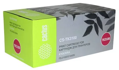Картридж Cactus черный (12500стр.) для Kyocera (арт. CS-TK3100)