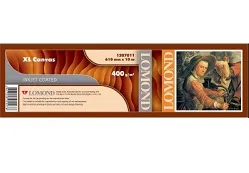 Холст Lomond XL Natural Canvas Dye, ролик 610 x 51 мм, 400 мкм, 10 метров (арт. 1207011)