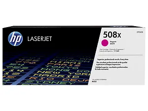 Оригинальный лазерный картридж HP LaserJet 508X увеличенной емкости, Пурпурный (ресурс 9500 стр.) (арт. CF363X)