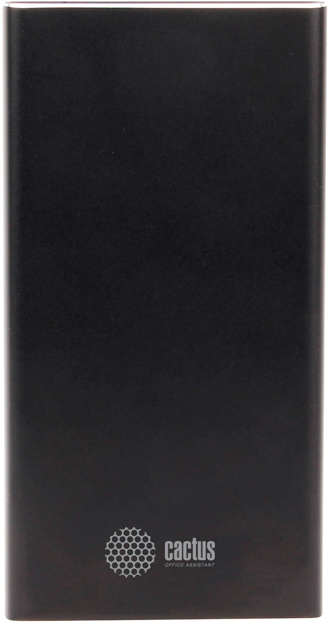 Мобильный аккумулятор Cactus 10000mAh, 2.1A, 2xUSB, черный (арт. CS-PBFSJT-10000)