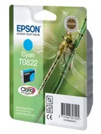 Картридж Epson T0822 Cyan (арт. C13T11224A10)