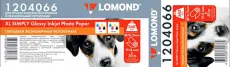 Фотобумага Lomond экономичная, глянцевая, 914 мм х 30 м, 260 г/м², втулка 3″/76,2 мм (арт. 1204066)
