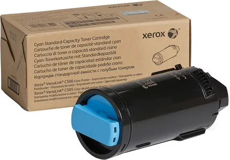 Оригинальный тонер-картридж Xerox Cyan (голубой), ресурс 6000 стр. (арт. 106R03908)